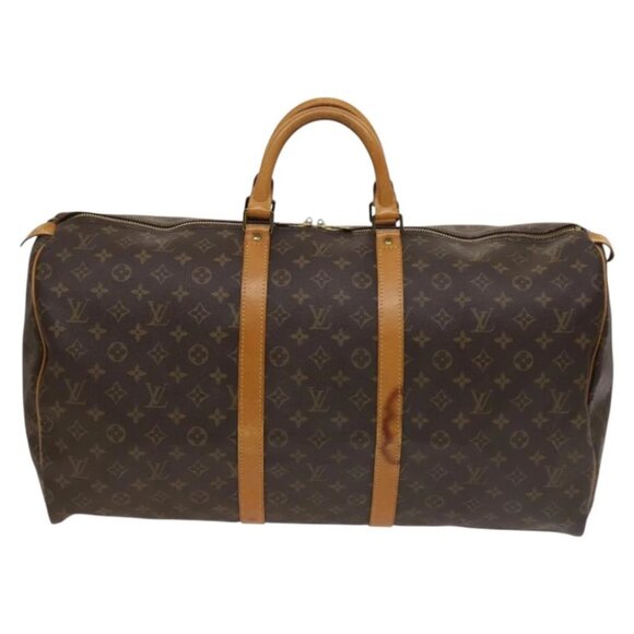 LOUIS VUITTON Monogram Keepall 55 Boston Bag - Picture 1 of 15